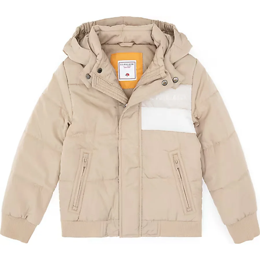 U.s. Polo Assn. Erkek Çocuk Koyu Bej Mont 50312096-vr088 Koyu Bej