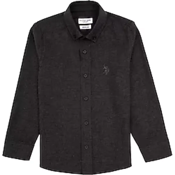 U.s. Polo Assn. Erkek Çocuk Siyah Gömlek Basic 50316769-vr046 Siyah