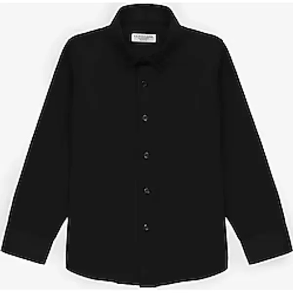 U.S. Polo Assn. Erkek Çocuk Siyah Gömlek Basic 50324687-VR046
