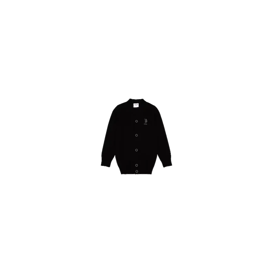 U.s. Polo Assn. Erkek Çocuk Siyah Hırka Triko 50295571-vr046 Siyah