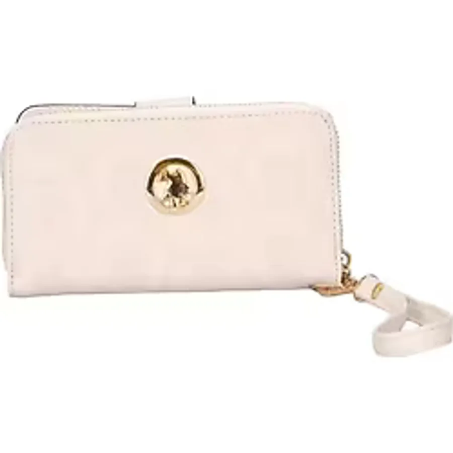 U.S. Polo Assn. Kadın Cüzdanı Ekru Usc25363