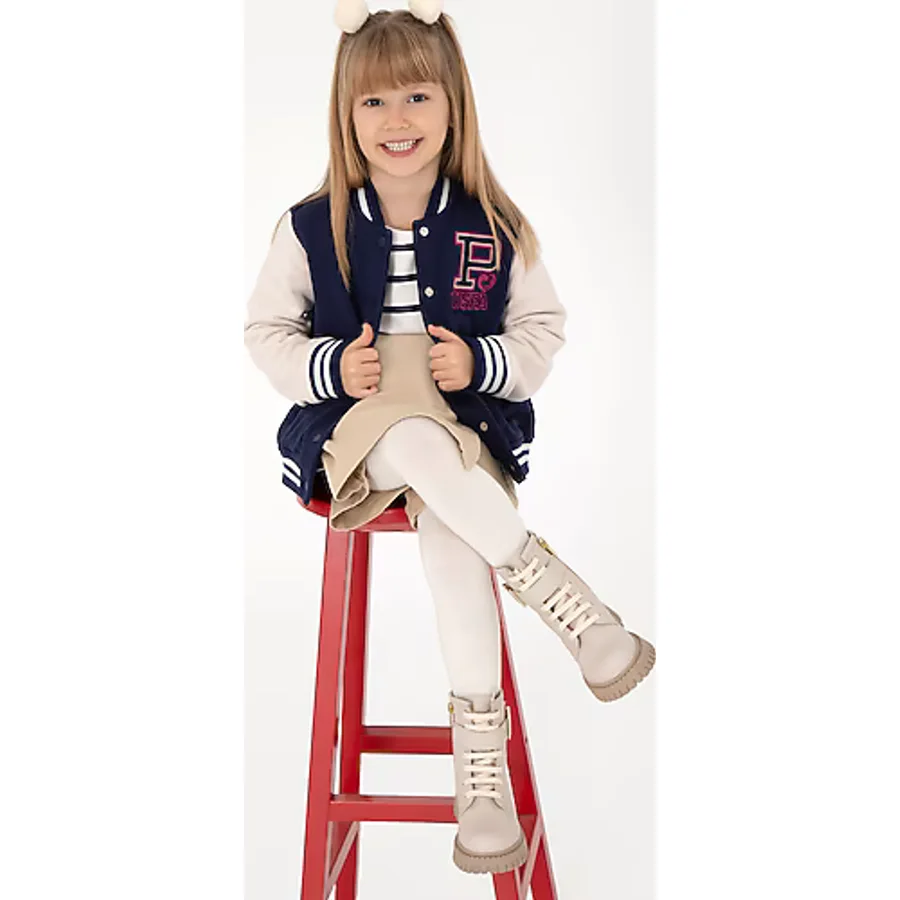 U.S. Polo Assn. Kız Çocuk Lacivert Bomber Kolej Ceket 50298491-VR033