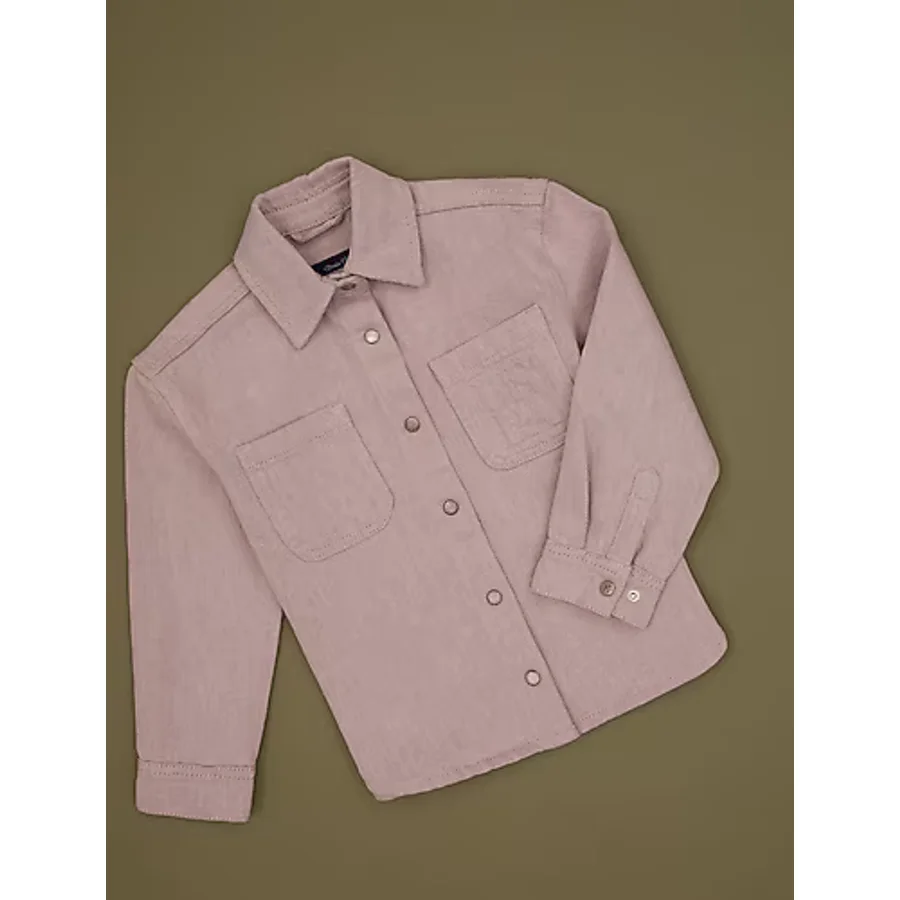 U.s. Polo Assn. Kız Çocuk Pudra Gömlek Jean 50314492-vr042 Pudra