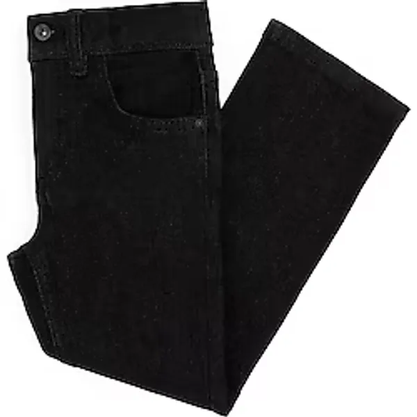 U.S. Polo Assn. Kız Çocuk Siyah Slim Flare Jean Pantolon 50317866-VR046