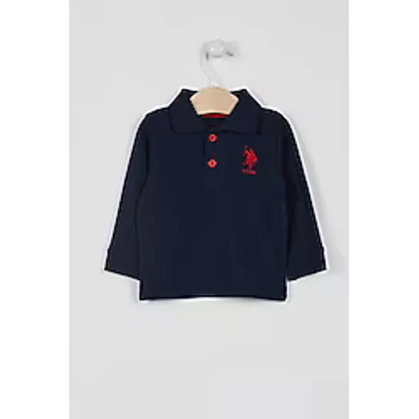 U.S. Polo Assn. U.s. Polo Assn Lisanslı Classic Lacivert Erkek Bebek Uzun Kol Yakalı Sweatshirt - 3 - 4 Yaş