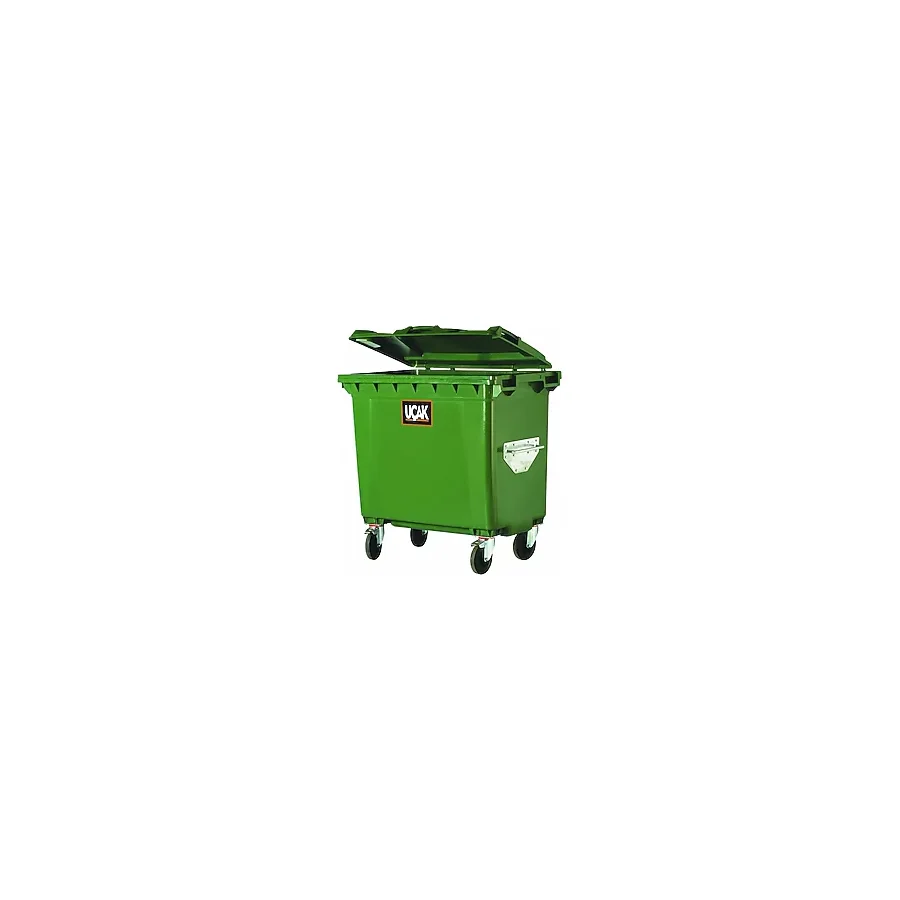 Uçak 770 Lt Çöp Konteyneri Plastik Tekerlekli
