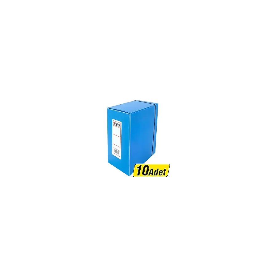 Üçgen Arşivleme Kutusu 22 X 31 X 13 Cm Mavi 10'Lu Paket