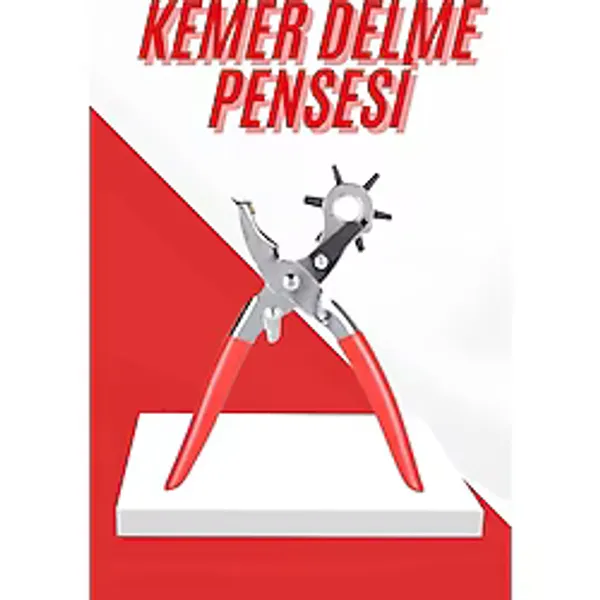 Ucuz Tekno Kemer Delme Pensesi 6 Farklı Boyutta Kemer Delici Ev Deri Kemer