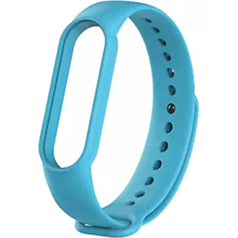 ucuzmi Xiaomi Mi Band 5 Ve Mi Band 6 Akıllı Bileklik Kordon Kayış 3m Silikon Gök Mavisi Renk