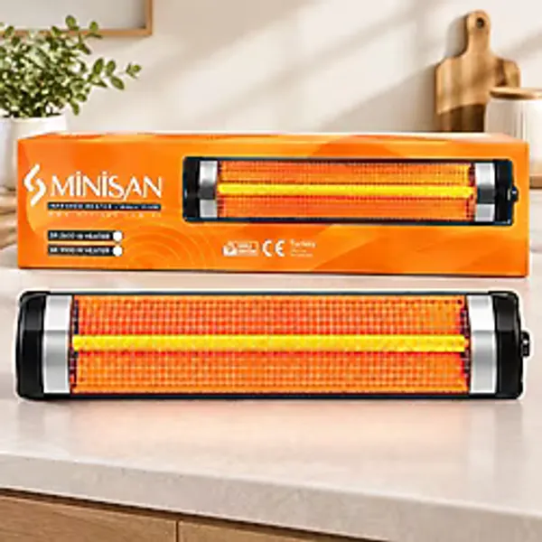 Ufo Tipi) Elektrikli Isıtıcı Infared Soba ( 3000W)