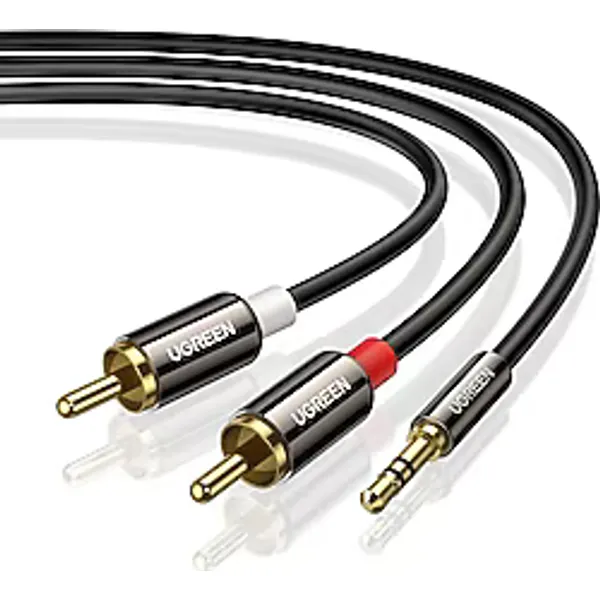 UGREEN 10584 2 m RCA to 3.5mm Aux Ses Kablosu