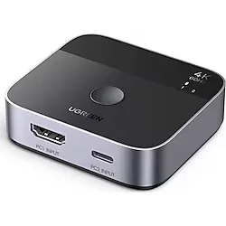 Ugreen 2-İn-1 Çift Yönlü Usb-C+Hdmı 4K@60Hz Switch, 55452