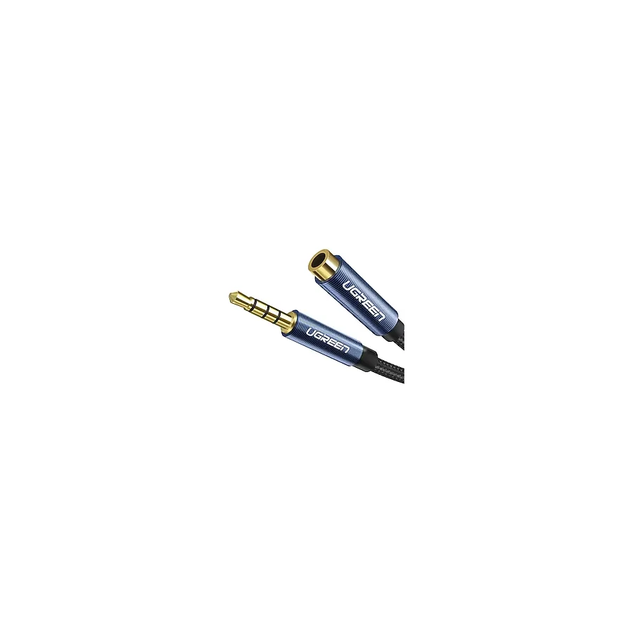 Ugreen 3.5 Mm Jack Ses Aux Örgülü Uzatma Kablosu 1 Metre, 40673