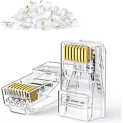 Ugreen Cat6 Rj45 Konnektör 10'lu Paket, 50961