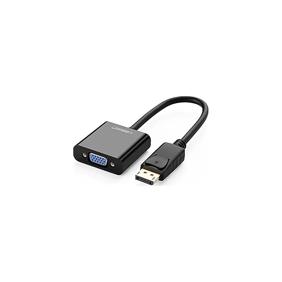 Ugreen Displayport Erkek To VGA Dişi Görüntü Dönüştürücü Siyah