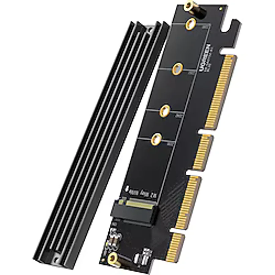 Ugreen PCIe 4.0 X4 X8 X16 Uyumlu 64Gbps Nvme M.2 Ssd Dönüştürücü Adaptör, 30715