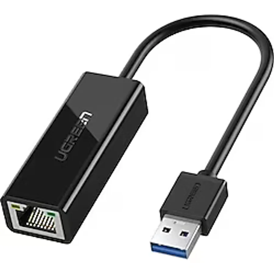 Ugreen USB 3.0 to RJ45 Gigabit Ethernet Dönüştürücü Adaptör Siyah