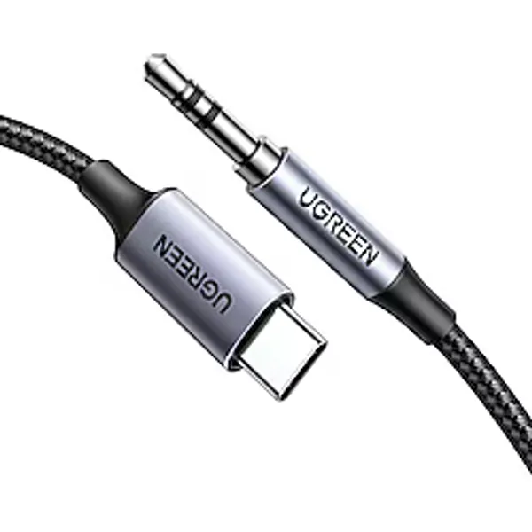 UGREEN Usb-C To Aux Jak Ses Kablosu 3.5Mm Audio Adapter Hi-Fi Stereo, 1 Metre, 20192