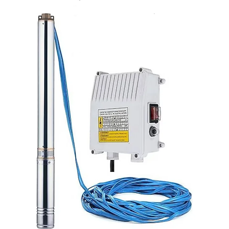 Uğur 4" 1 Hp 4004/10 Kademe Dalgıç Pompa Kablo ve Pano Dahil