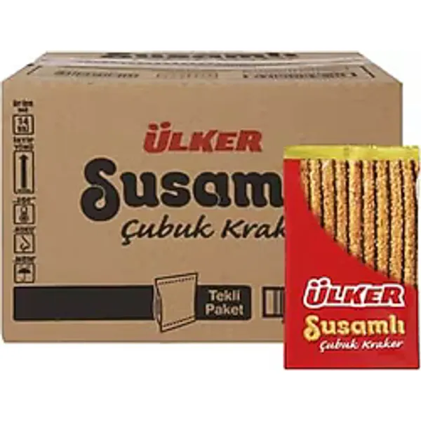 Ülker 45 gr 22'li Paket Susamlı Çubuk Kraker