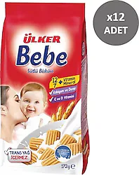 Ülker Bebe Bisküvisi 172 gr 12 Adet