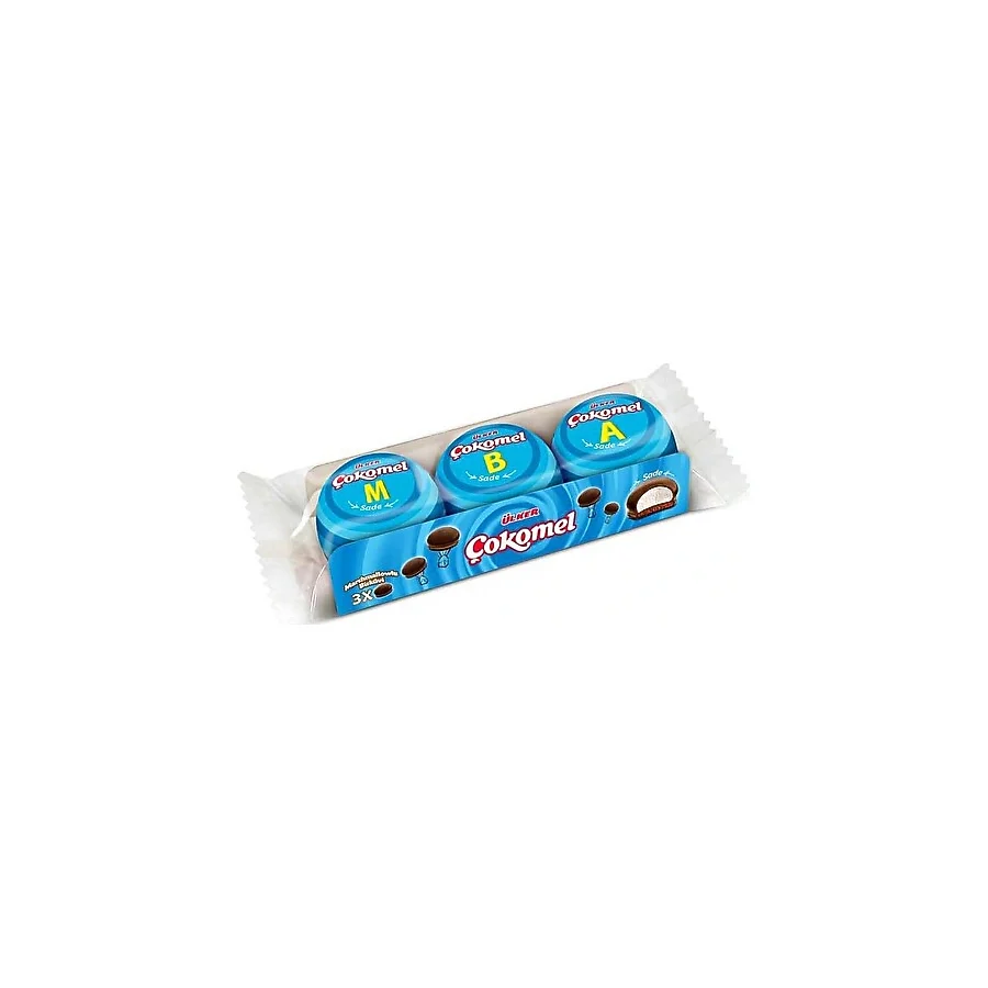 Ülker Çokomel Marshmallow Bisküvi 3x12 gr
