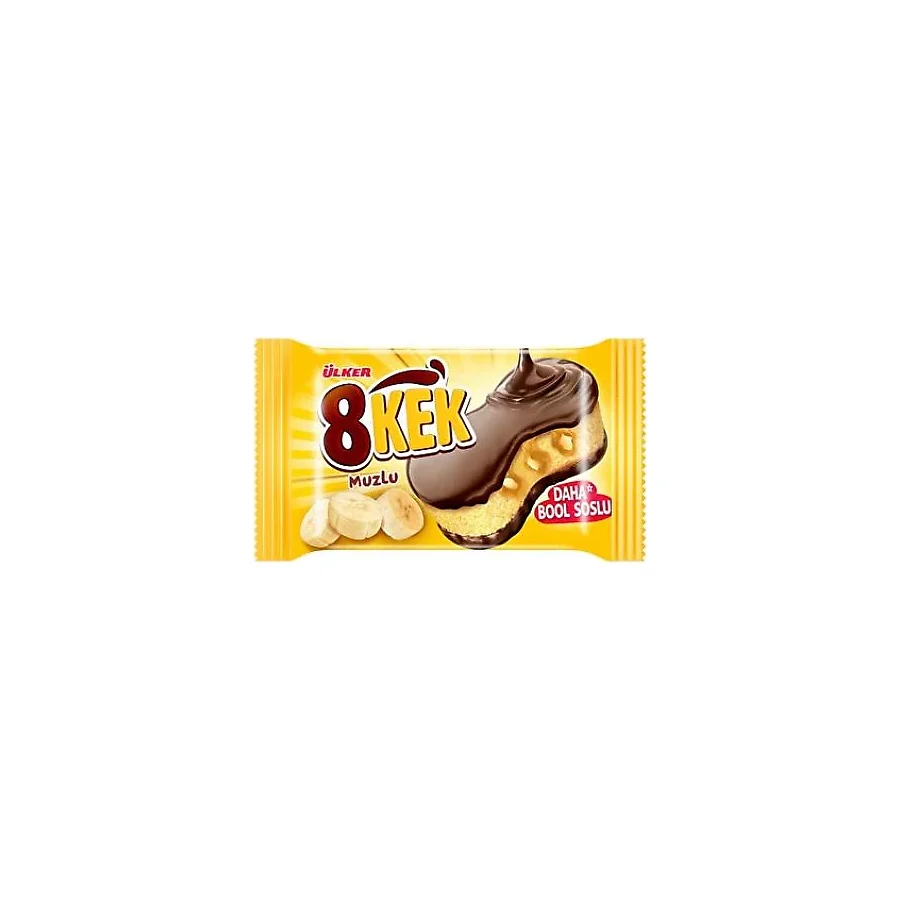 Ülker Dankek 8 Kek Çikolatalı Muzlu 55 gr