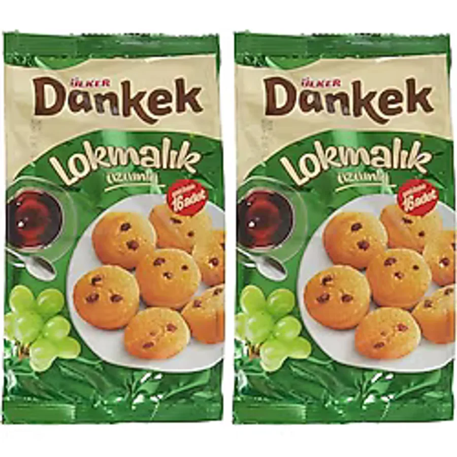 Ülker Dankek Lokmalık Üzümlü 160 Gr 2li paket