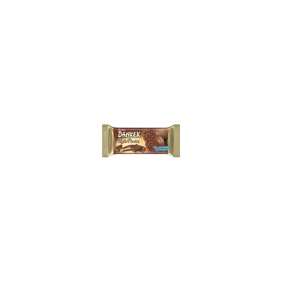 Ülker Dankek Rulo Pasta Çikolatalı 235 G - Yumuşacık Pandispanya Keki 2'Li Ekonomik Paket
