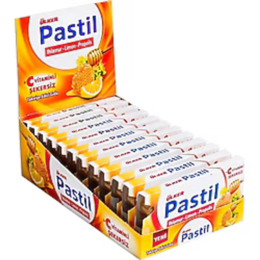 Ülker Ihlamur Limon Propolis 8'li Pastil 12 Adet