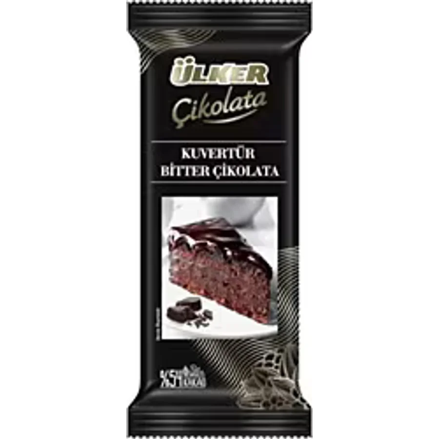 Ülker Kuvertür Bitter Çikolata 200 gr