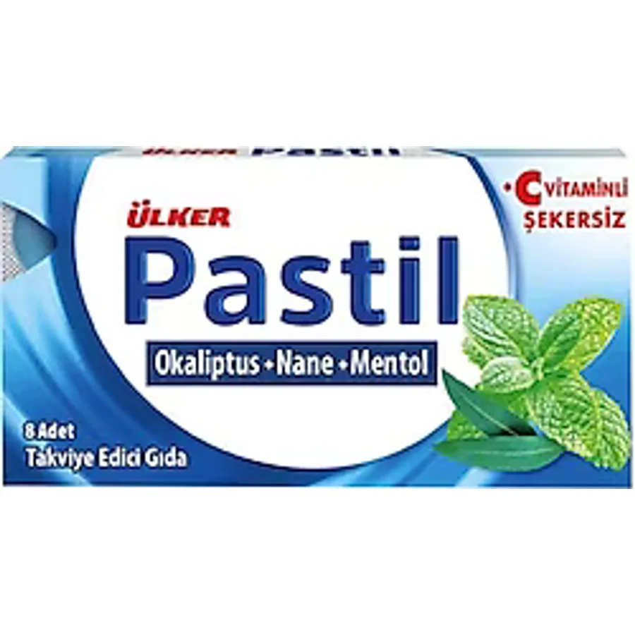 Ülker Okaliptus Nane ve Mentollü 8'li Pastil