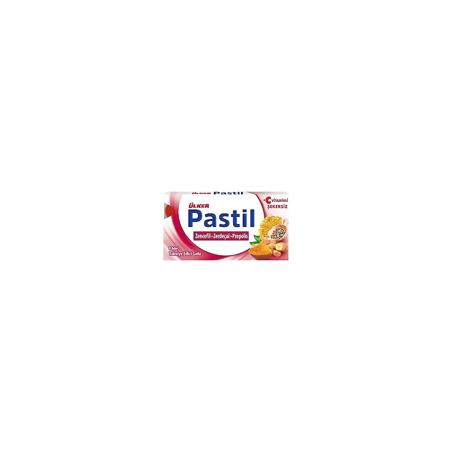 Ülker Zencefil Zerdeçal ve Propolisli 8'li Pastil