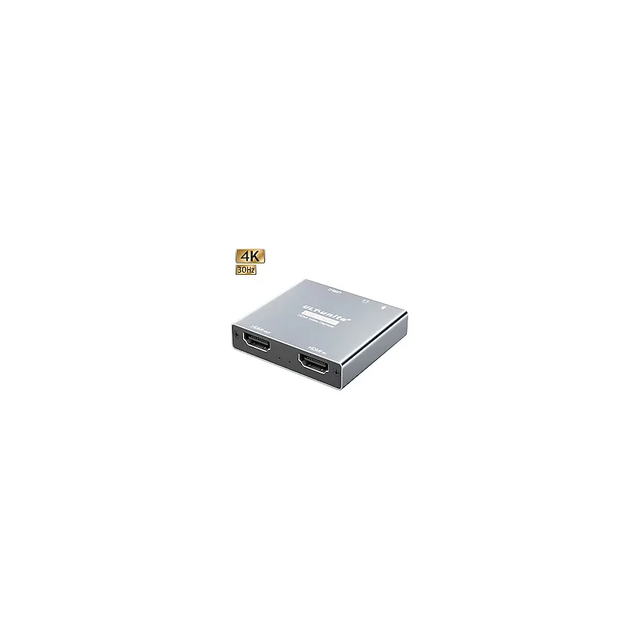 ULT-Unite 4K Oyun Konsolundan Bilgisayara Kayıt Kartı 4K@30FPS 1080P@60FPS Capture Card (Monitör Çıkışlı)