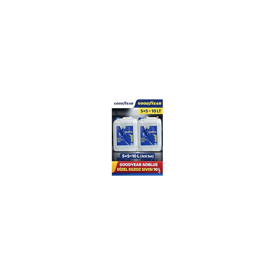 Ultra Performans Adblue Dizel Egzoz Sıvısı 10 Litre 5+5=10 Lt 2 Li Set