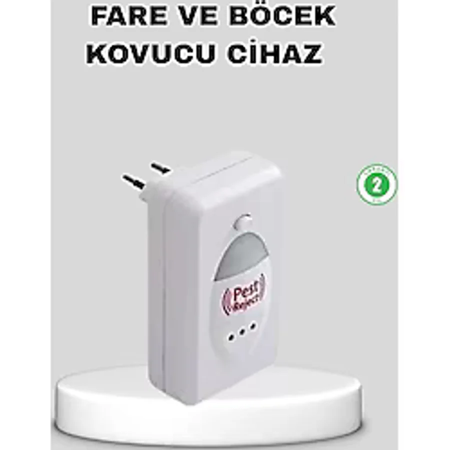 Ultrasonik Haşere Kovucu Cihaz - Sessiz, Kimyasalsız Etkili Koruma