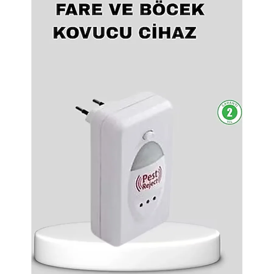 Ultrasonik Haşere Kovucu Cihaz - Sessiz, Kimyasalsız ve Etkili Koruma