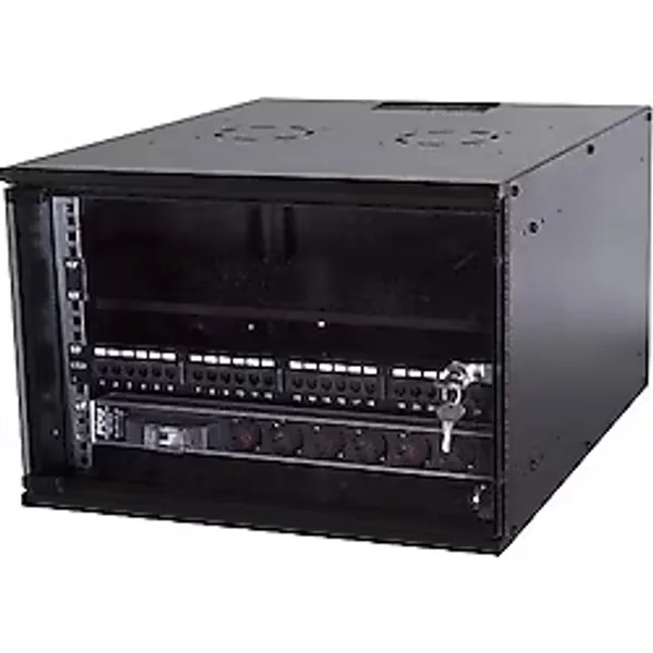 Ulusal Uls7u5060 7U Duvar Tipi Soho Rack Kabinet 19 İnç 500X600mm Aksesuarlar Dahil Değildir