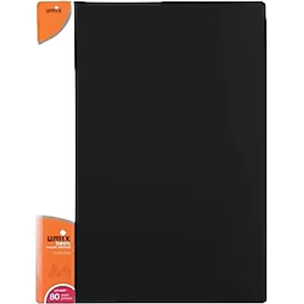 Umix 1146P A4 80 Yaprak Siyah Sunum Dosyası
