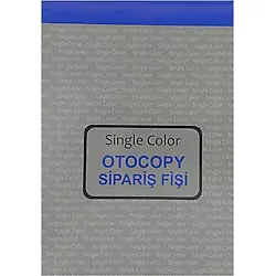 Umur Single Color Sipariş Fişi Otokopili 2 Nüsha 50 Yp
