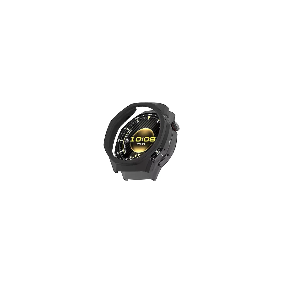 UnDePlus Huawei Watch GT 6 Pro 46mm Sert PC Kasa ve Ekran Koruyucu Yazısız Watch Siyah