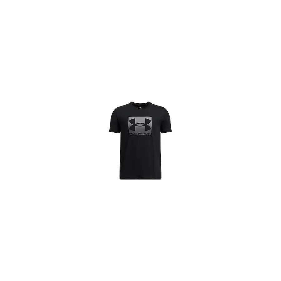 Under Armour Boxed Sports Update 1388672-001 Siyah Kısa Kollu Bisiklet Yaka Çocuk Tişört