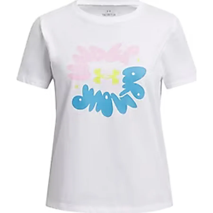 Under Armour Bubble Wordmark 1389765 Kısa Kollu Bisiklet Yaka Çocuk Tişört