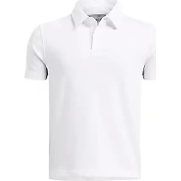 Under Armour Icon 1387073-100 Beyaz Kısa Kollu Polo Yaka Çocuk Tişört