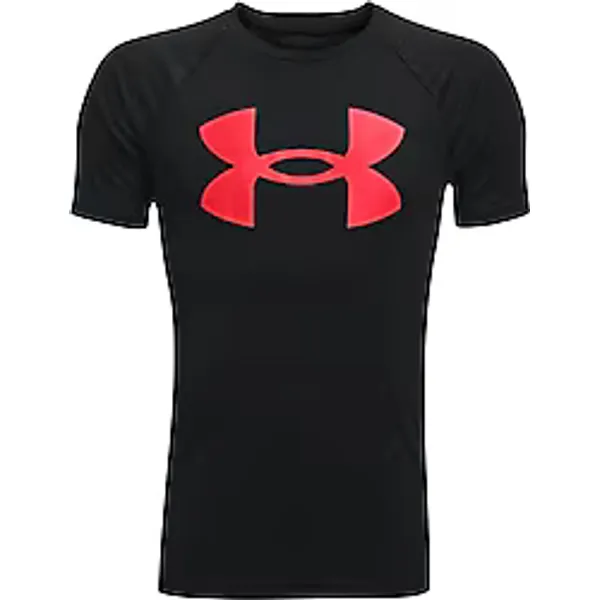 Under Armour Tech Big Logo 1363283 Kısa Kollu Bisiklet Yaka Çocuk Tişört