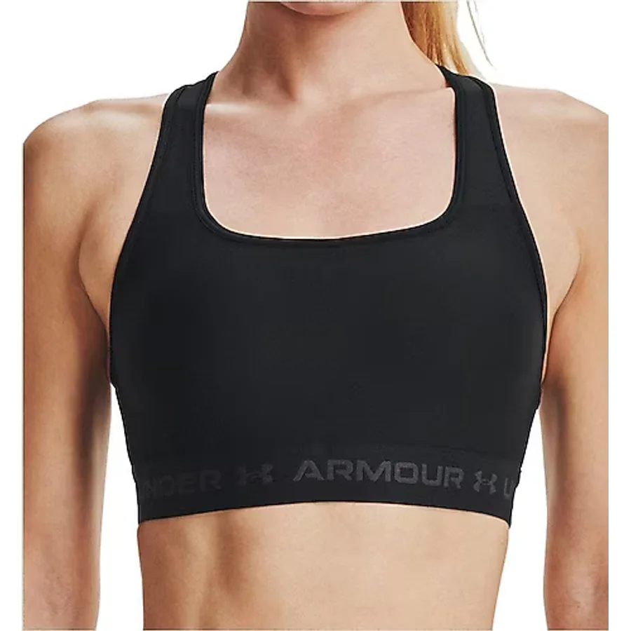 Under Armour UA Crossback Mid Bra Spor Sütyeni Siyah 1361034-001