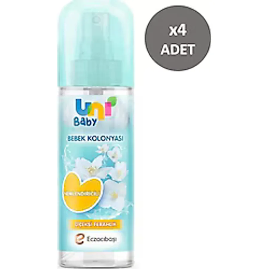 Uni Baby Çiçeksi Kokular Bebek Kolonyası 150 ml 4 Adet