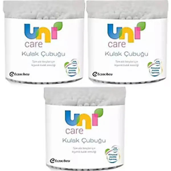 Uni Baby Kulak Temizleme Çubuğu 100 Adet (3 Lü Set)