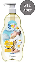 Uni Baby Tatlı Rüyalar Saç ve Vücut Şampuanı 700 ml 12 Adet