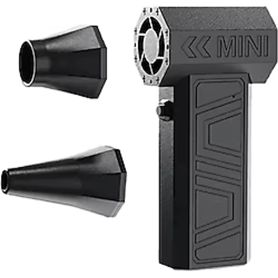 Unichrome Mini Turbo Jet Fan Turbo Şiddetli Fan 130000rpm Yüksek Hızlı Güçlü Jet Fan Üfleyici 2 Adet Başlık